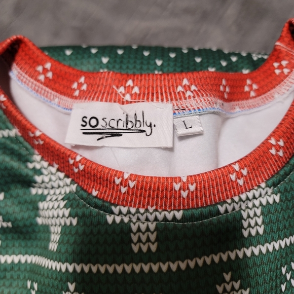 Ugly Christmas Sweater Epstein Didn't Kill Himself Large BRAND NEW - Picture 2 of 3
